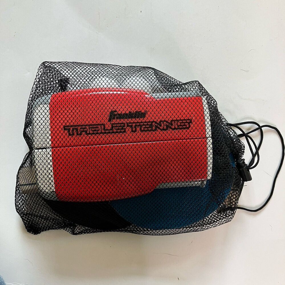 Franklin Table Tennis To Go Portable Retractable Net Padles Balls & Carry Bag